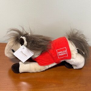 HUNTER Wells Fargo Plush Horse with Red Vest